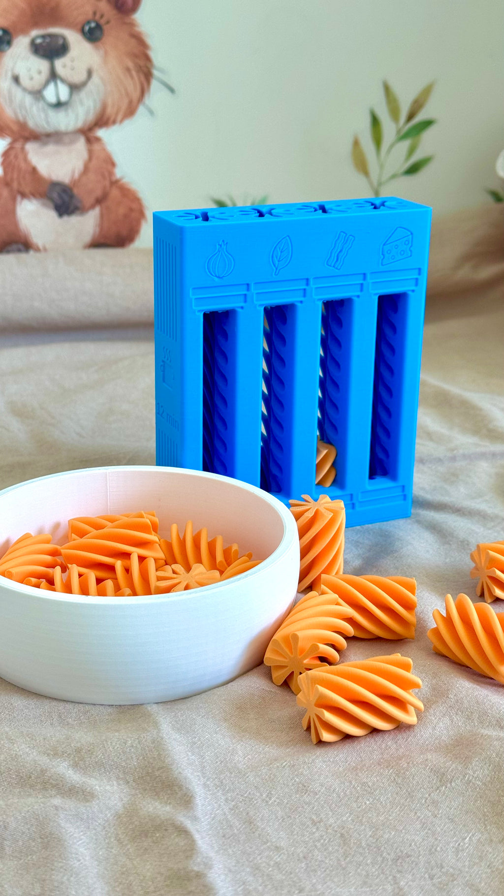 3D Printed Pretend Pasta Play Set